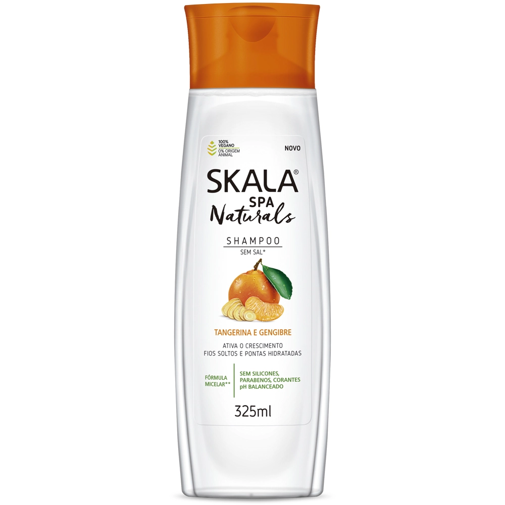 Shampoo Skala 325ml Tangerina E Gengibre