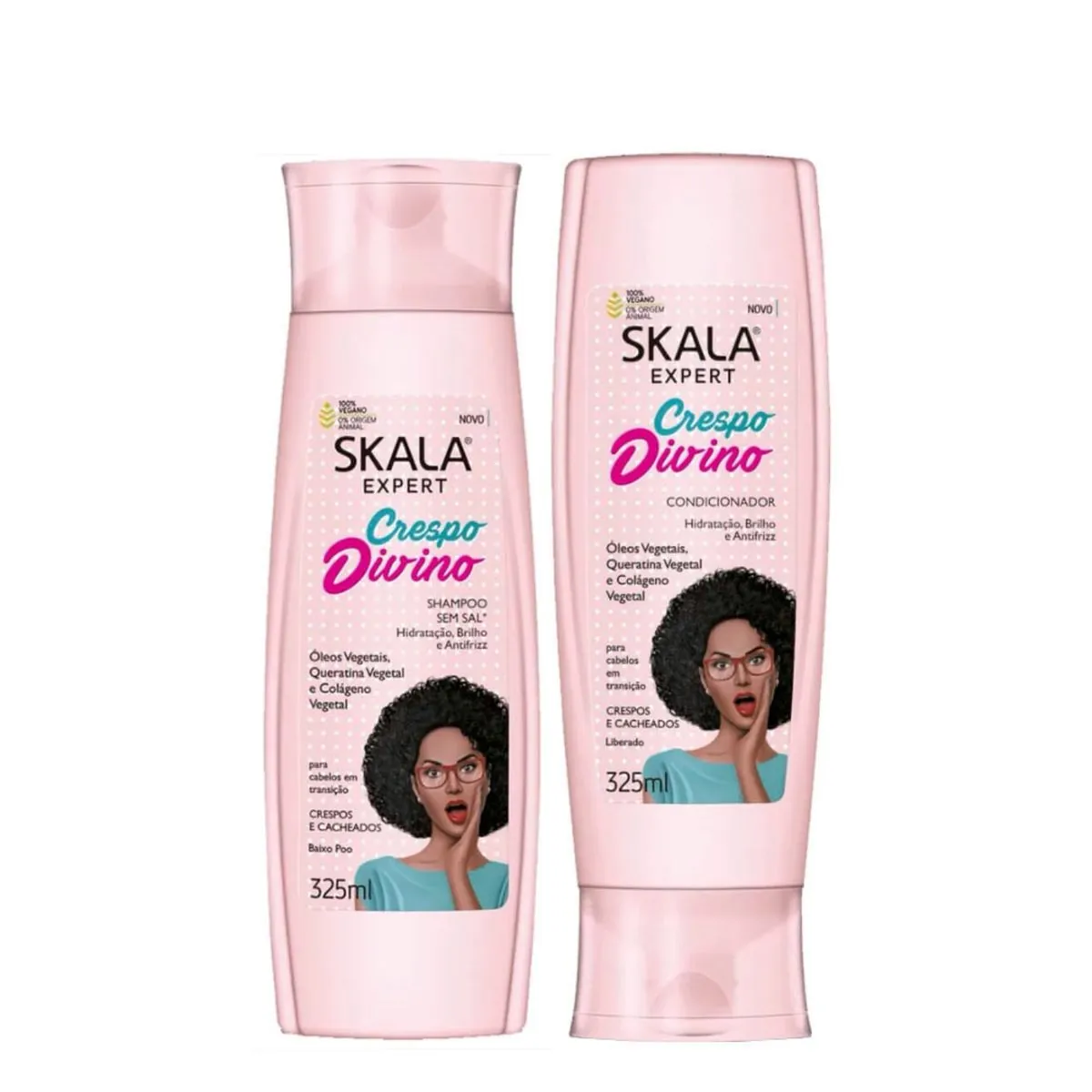 Kit Shampoo + Condicionador Skala Expert Crespo Divino 325ml