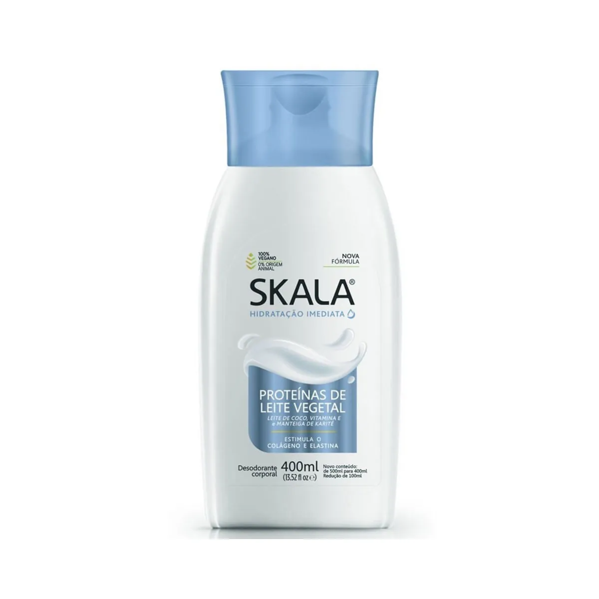Creme Hidratante Desodorante Corporal Proteínas de Leite Vegetal Skala 400 ml