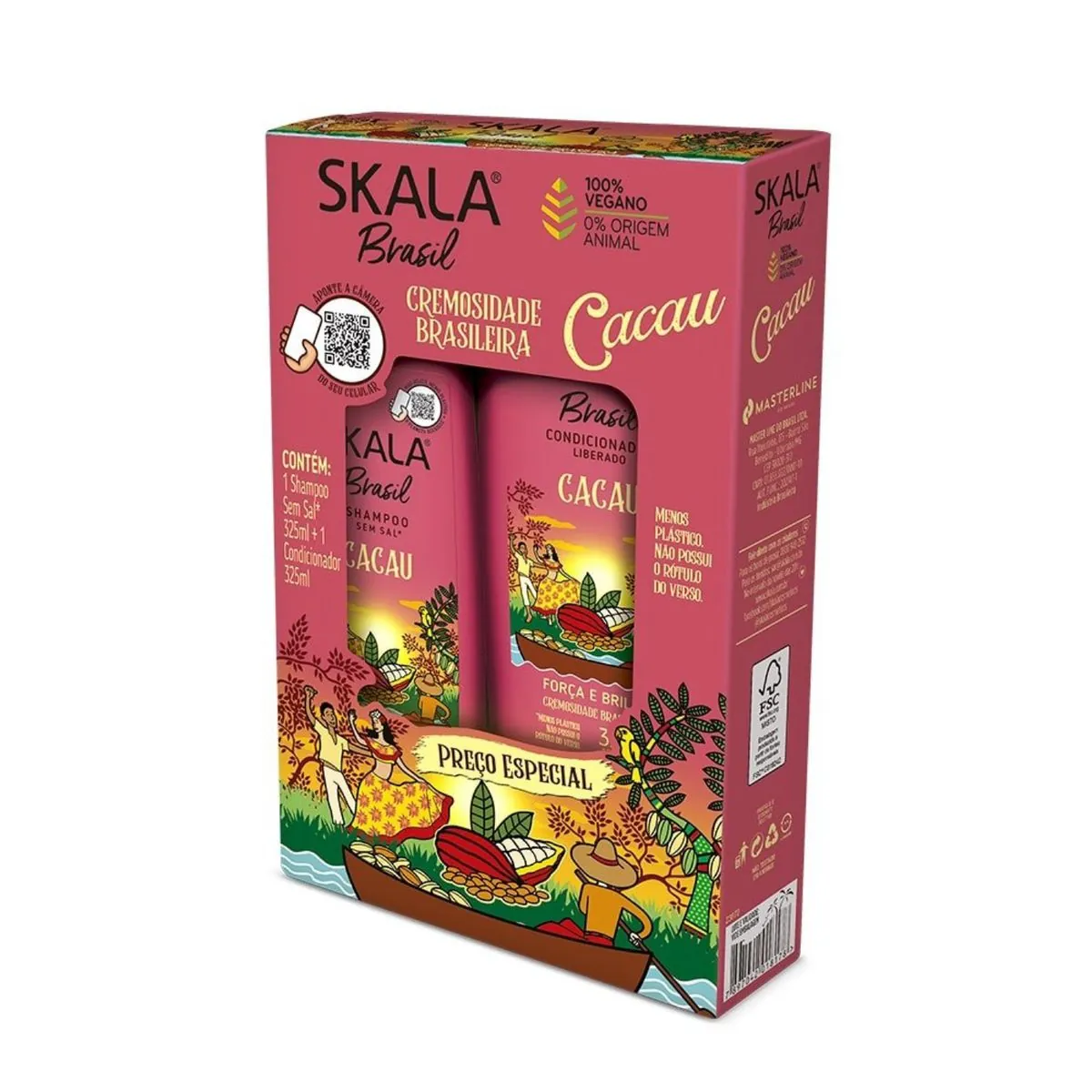 Kit Skala Sh Cond 325ml Cacau