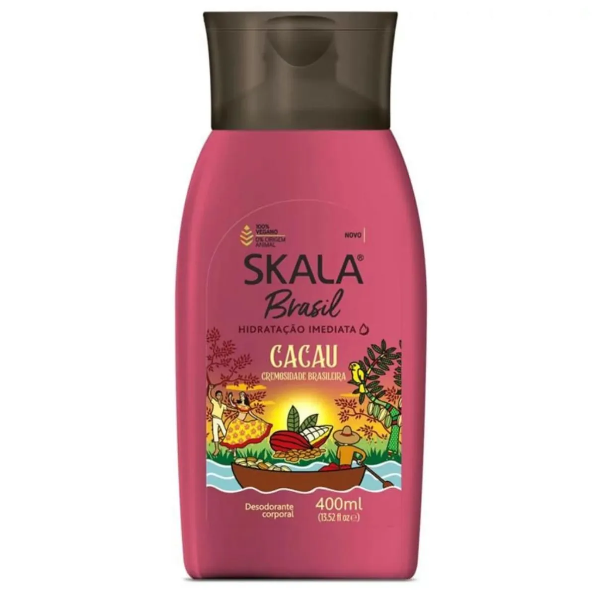 Hidr Corporal Skala 400ml Cacau