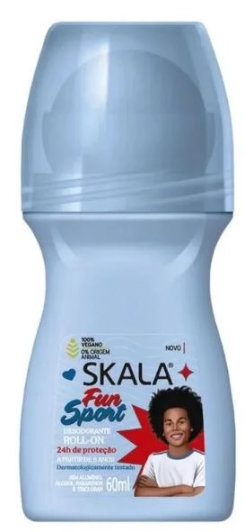 Des Roll On Skala 60ml Masc Kids Fun Sport A Partir De 8 Anos
