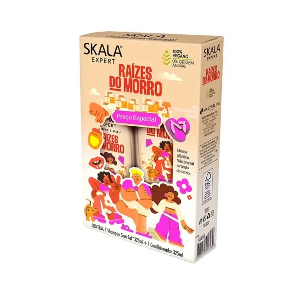 Kit Skala Sh Cond 325ml Raizes Do Morro