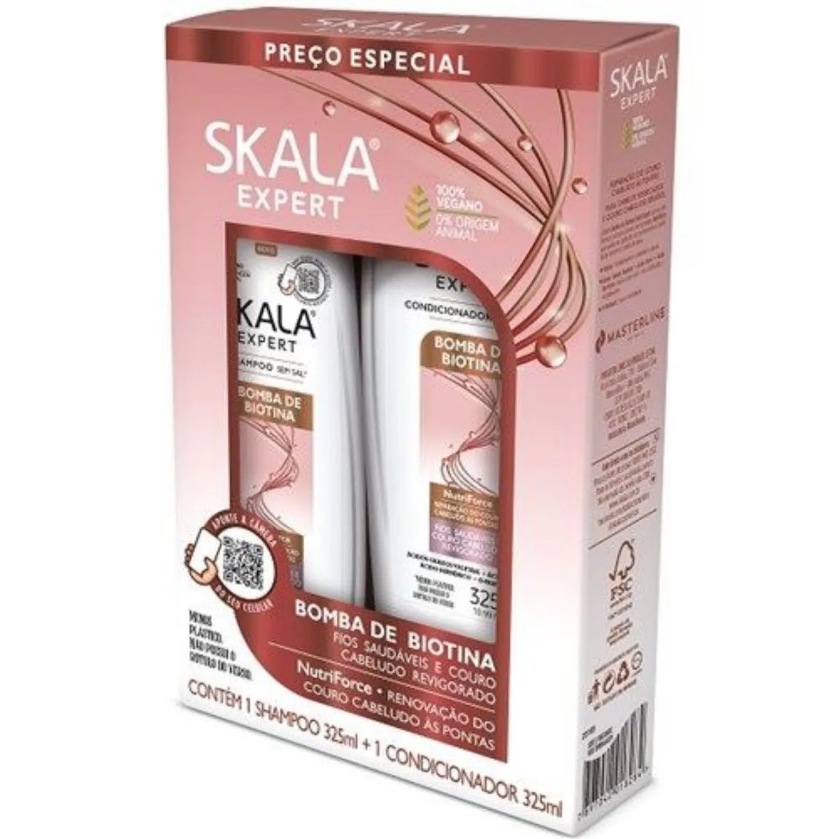 Kit Skala Sh Cond 325ml Biotina