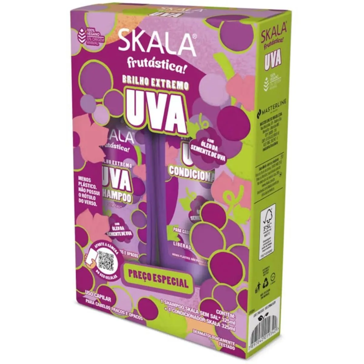 Kit Skala Sh Cond 325ml Uva