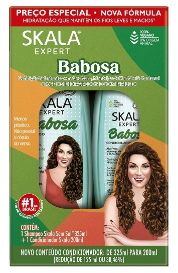 Kit Sh 325ml Cond 200ml Skala Expert Babosa
