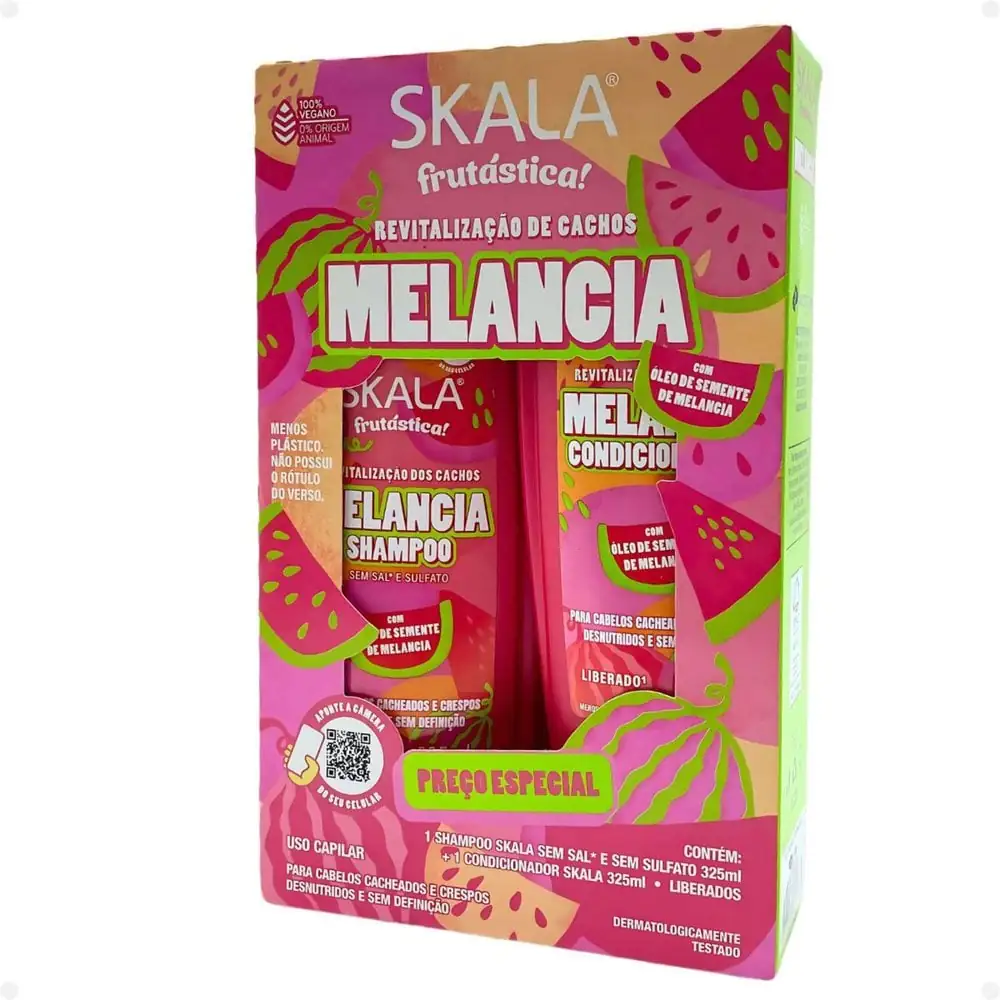 Kit Sh 325ml Cond 200ml Skala Frutastica Melancia