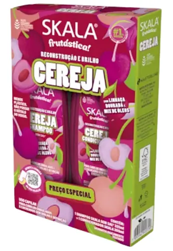 Kit Sh 325ml Cond 200ml Skala Cereja