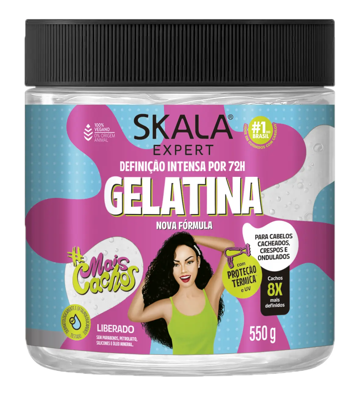 Gelatina Cap Skala 550g Cachos