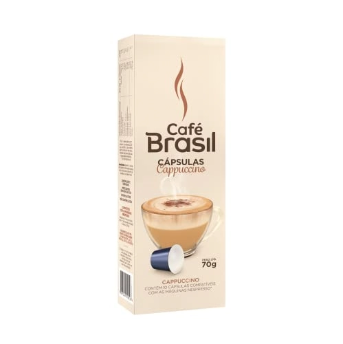 Capsula Cafe Brasil 70g Cappuccino