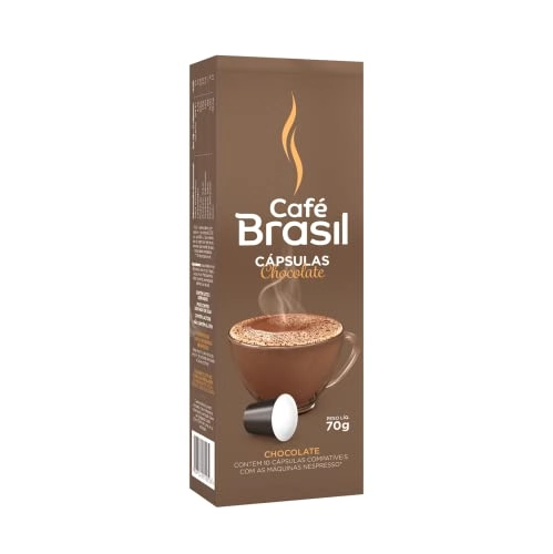 Capsula Cafe Brasil 70g Choc