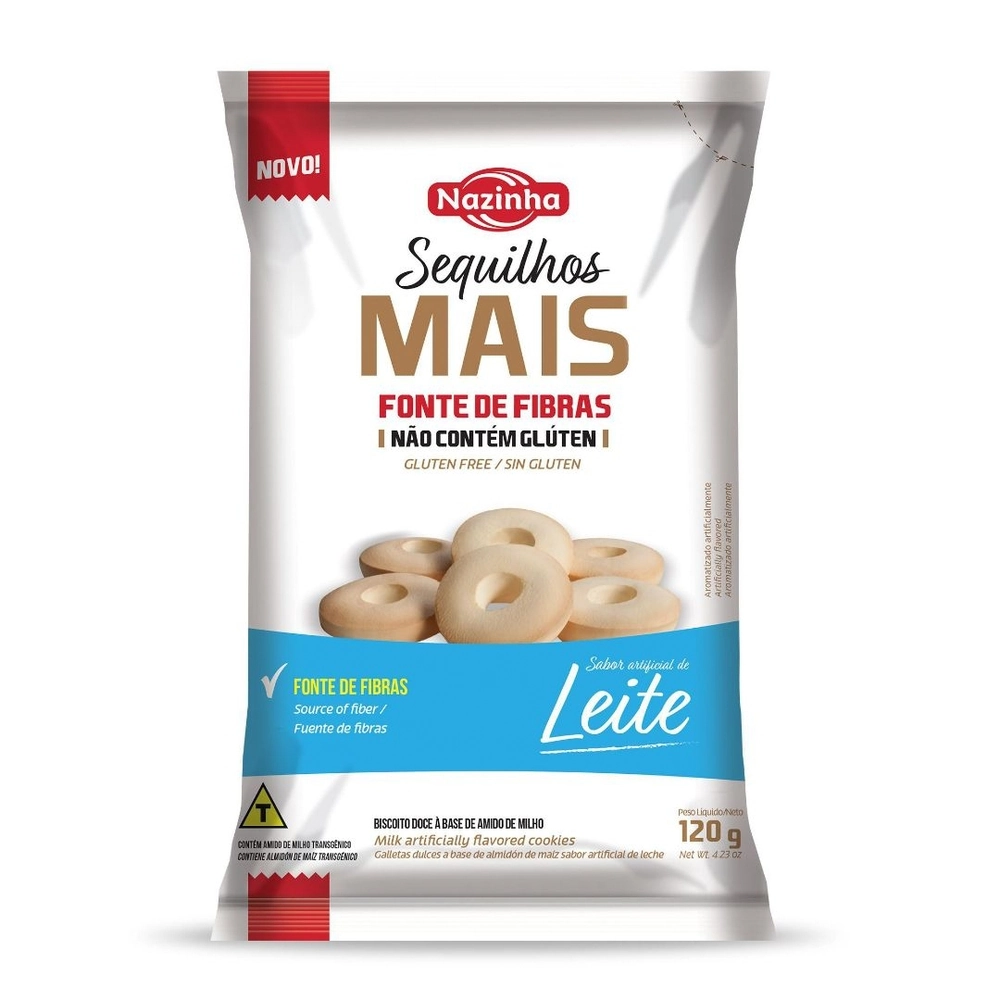 Sequilinho Nazinha Leite 120g
