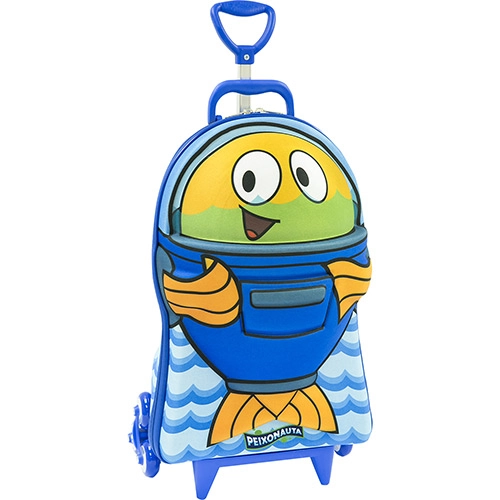 Mochila De Carrinho Max Toy Peixonauta Azul