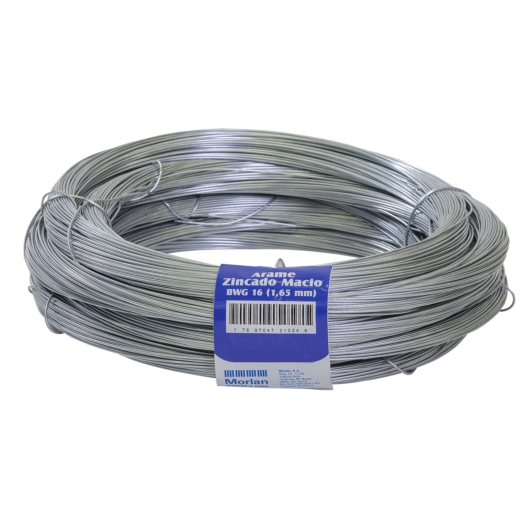 Arame De Aco Galvanizado Bwg16 1.65mm