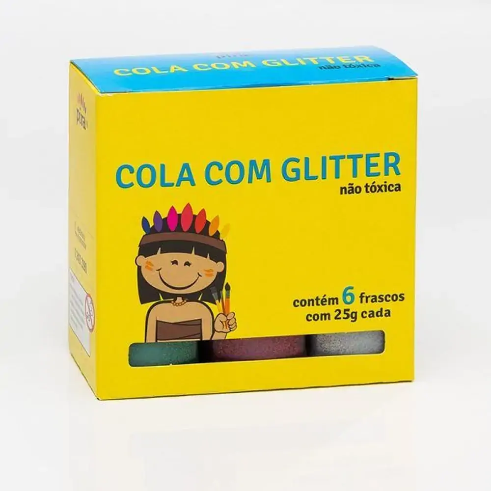 Cola Glitter C/6 Piratininga