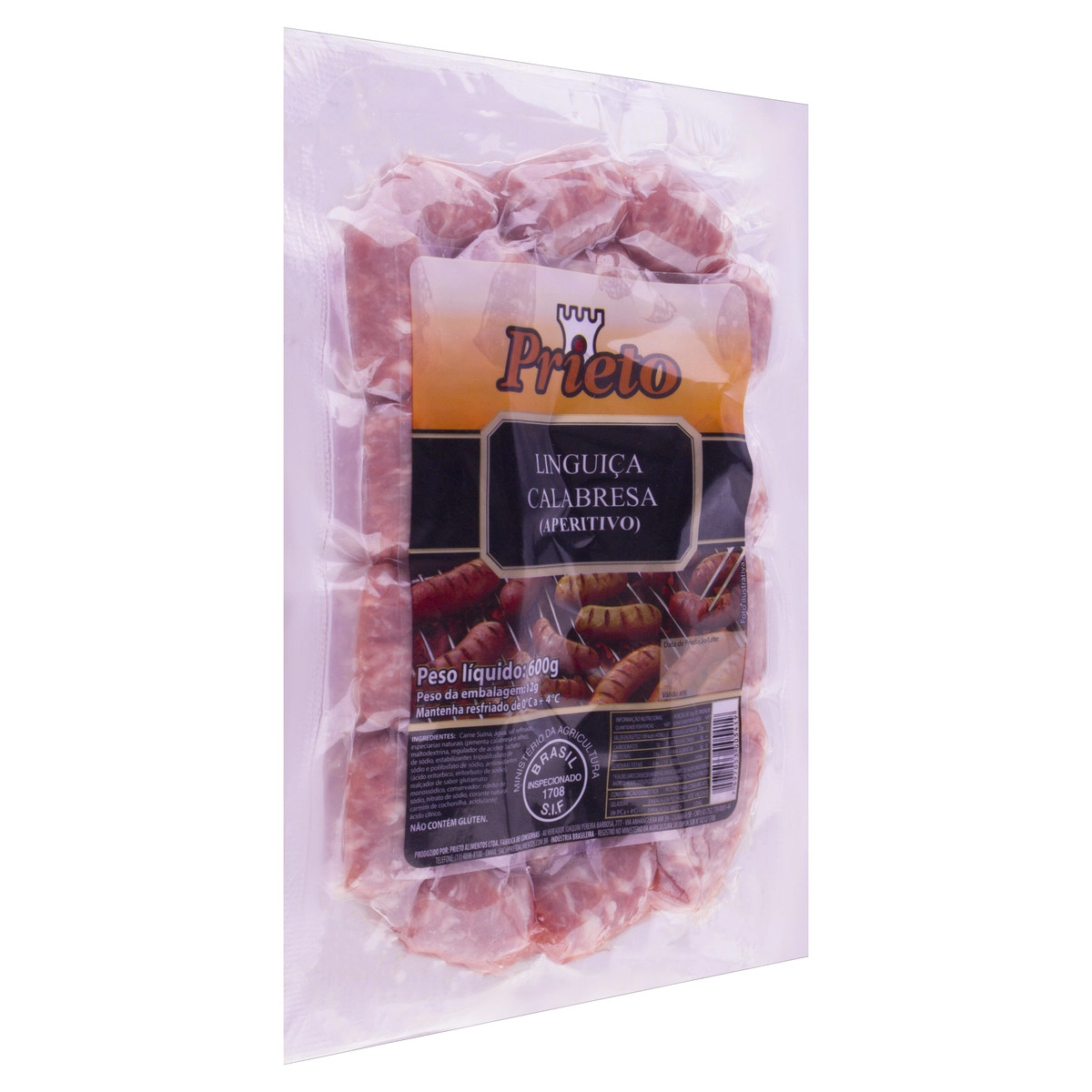 Linguiça Calabresa Aperitivo Prieto 600g