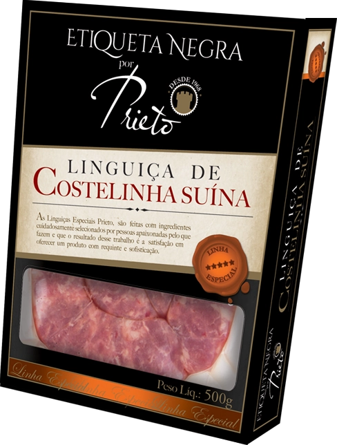 Ling Suina Costelinha Prieto 500g