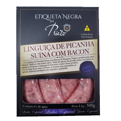 Ling Picanha Suina Bacon Prieto 500g