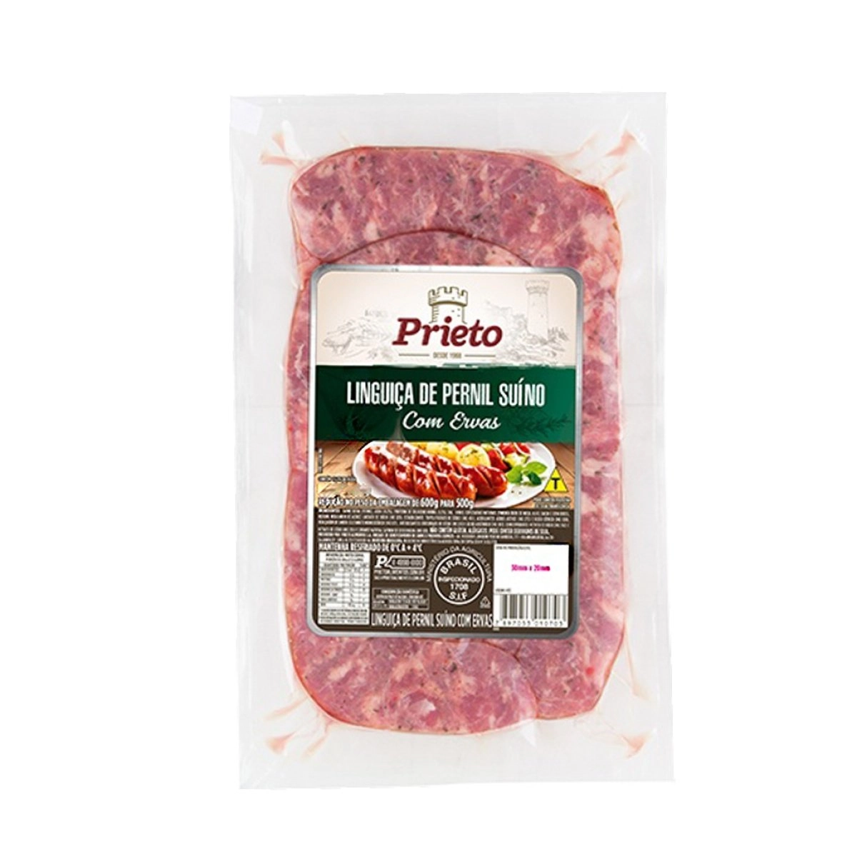 Linguiça de Pernil com Ervas Prieto 500g