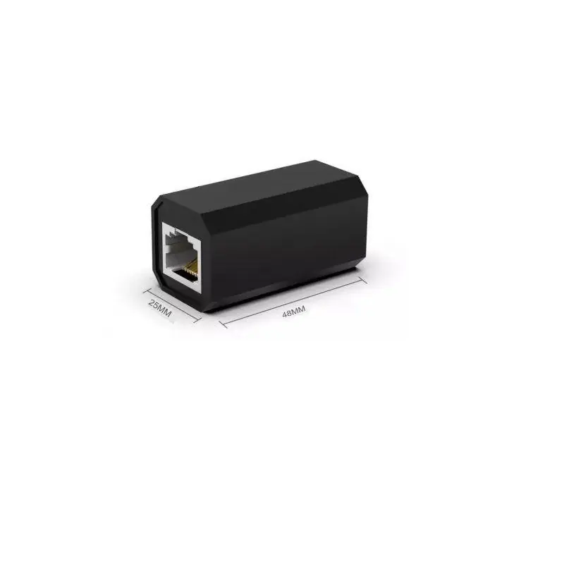 Conectores (rede) Up Emenda P/rj45 Cat6 10/100/1000 Preta