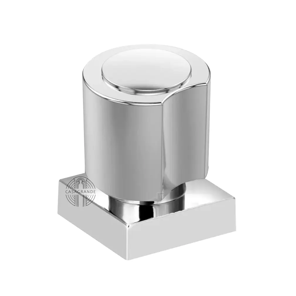 Acabamento para Registro C40 com Canopla Quadrada de Metal (Padrão Deca) - CasaGrande Mundial