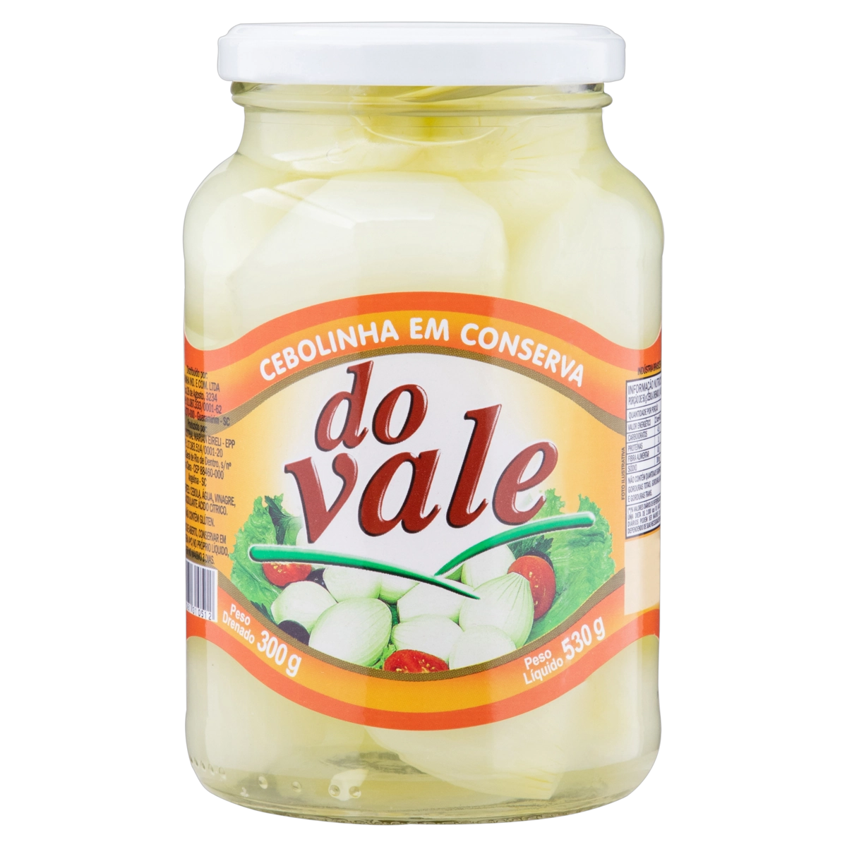 Cebolinha Em Conserva Do Vale Vidro 300g