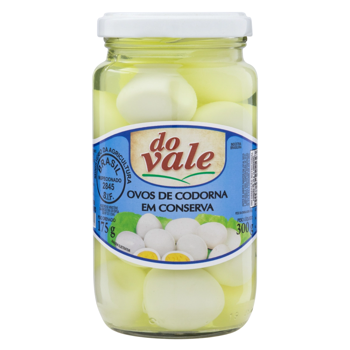 Ovo De Codorna Em Conserva Do Vale Vidro 175g