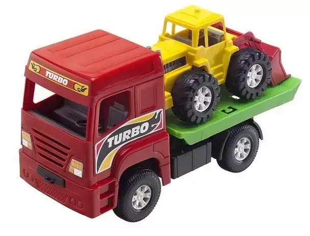 Caminhão SOS Car Plataforma Prancha 21 Cm c/ Trator - 101902