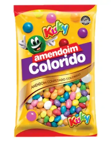 Amendoim Kuky Colorido