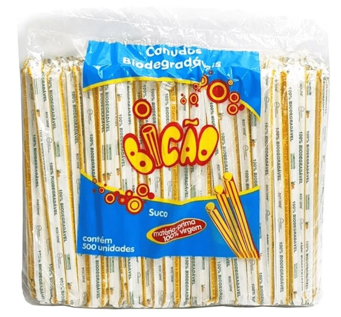 Canudos Bicao Milk Shake 250unidade