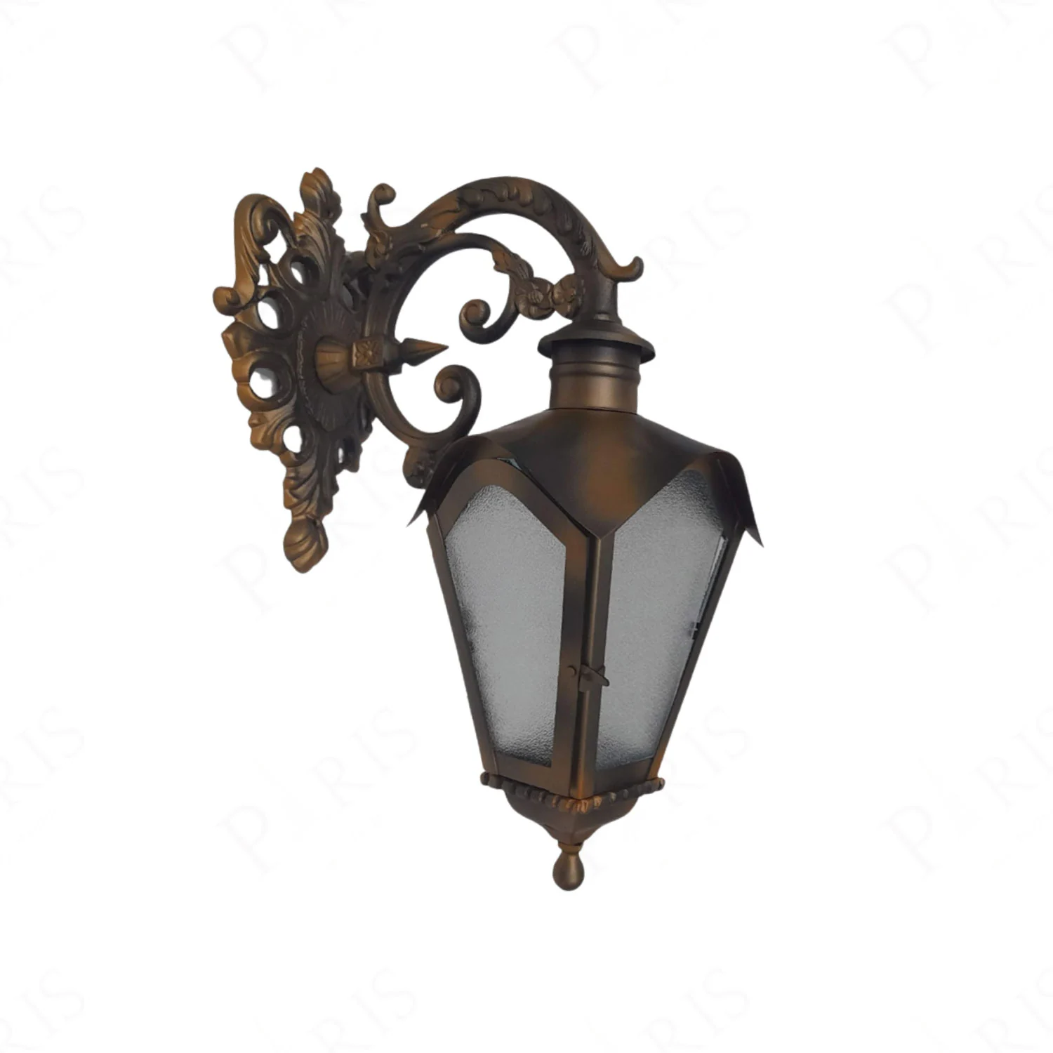 Arandela Colonial Sinha De Ferro Cobre 1e27 1517p