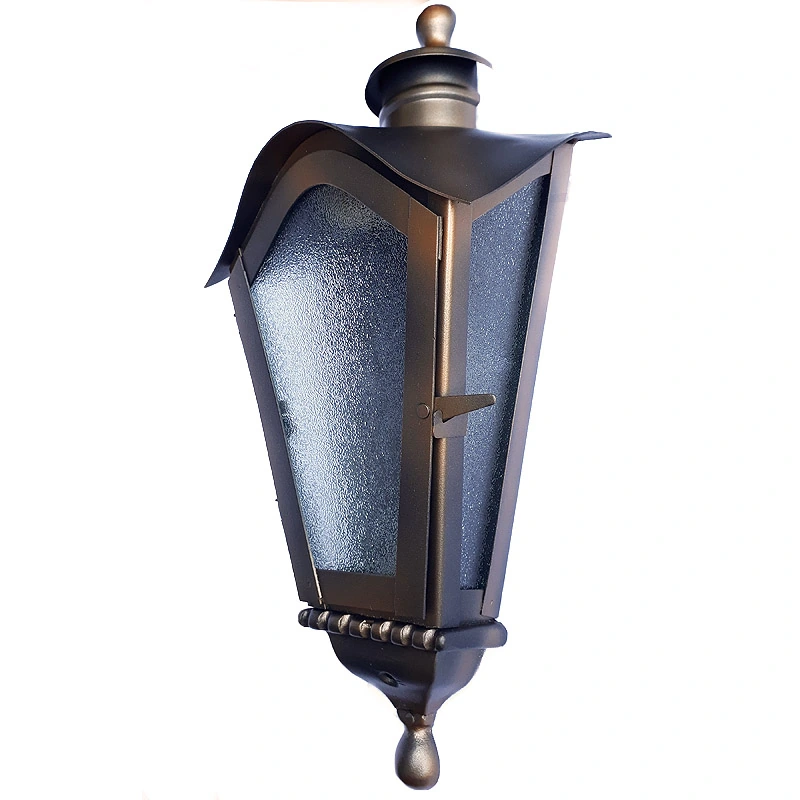 Arandela De Ferro Colonial Sinha Meia Taça Cor Cobre