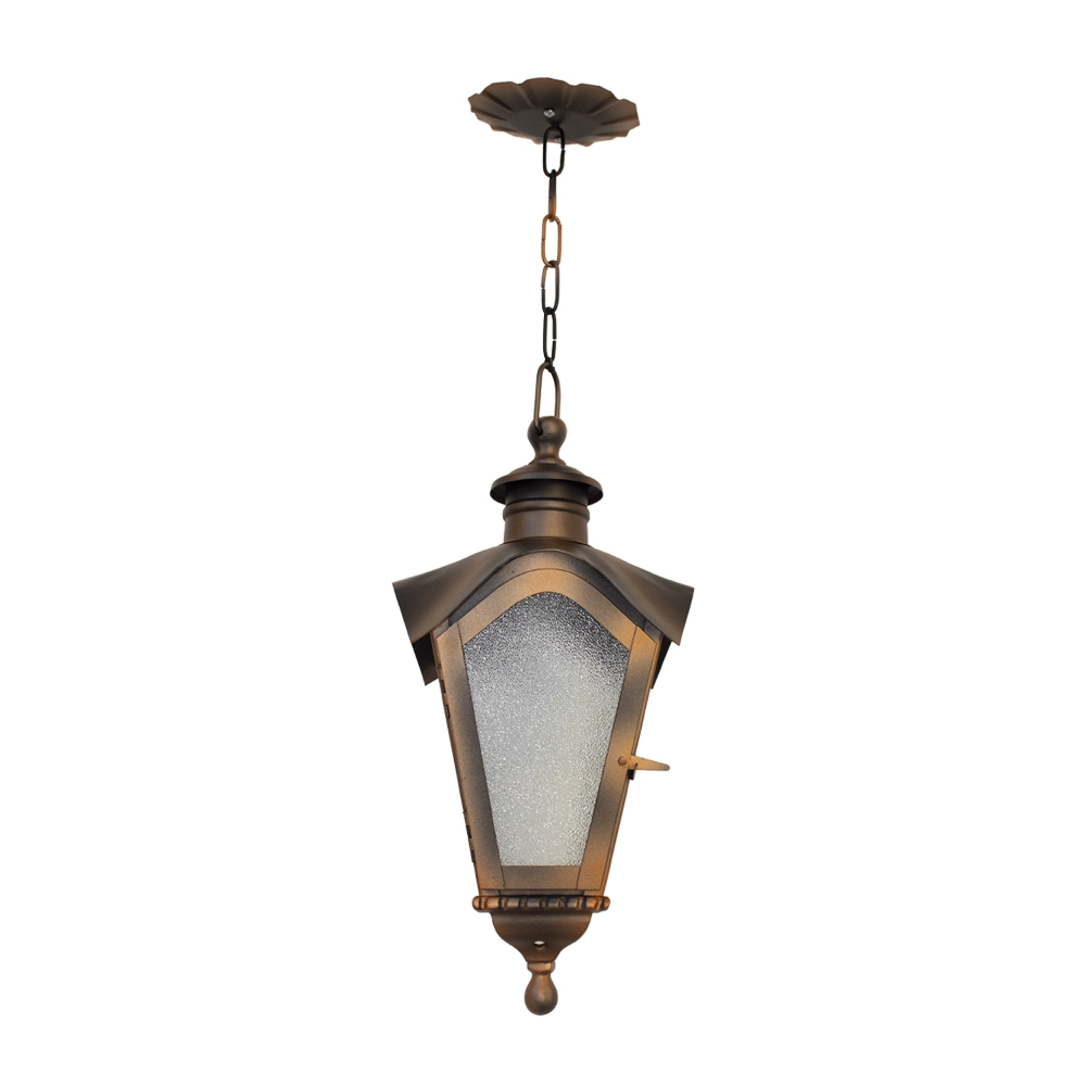Pendente De Ferro Colonial Linha Sinha Cor Cobre
