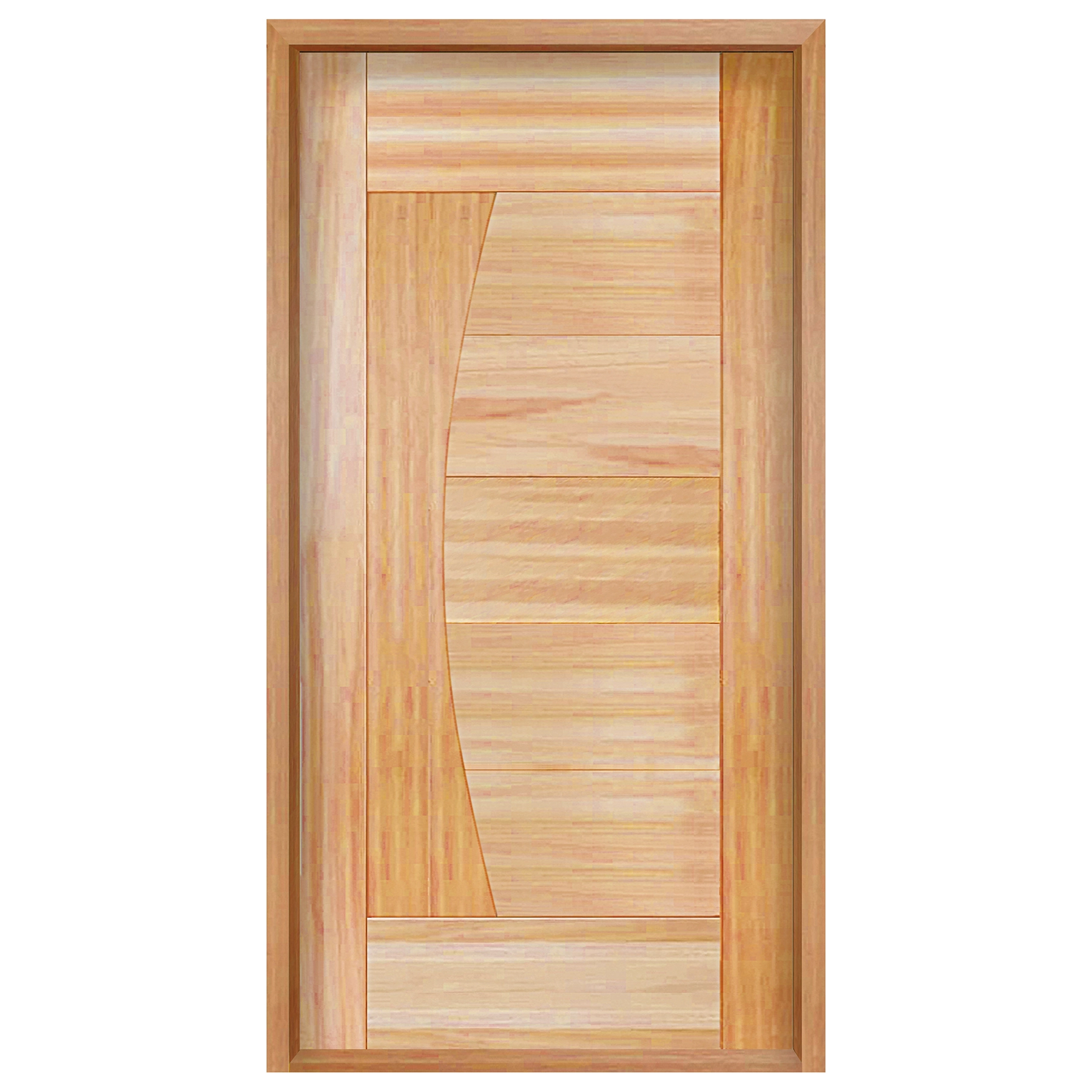 Kit Porta Madeira Eucalipto Pivotante Direito|Esquerdo 210x120cm com Batente 9601 Galon