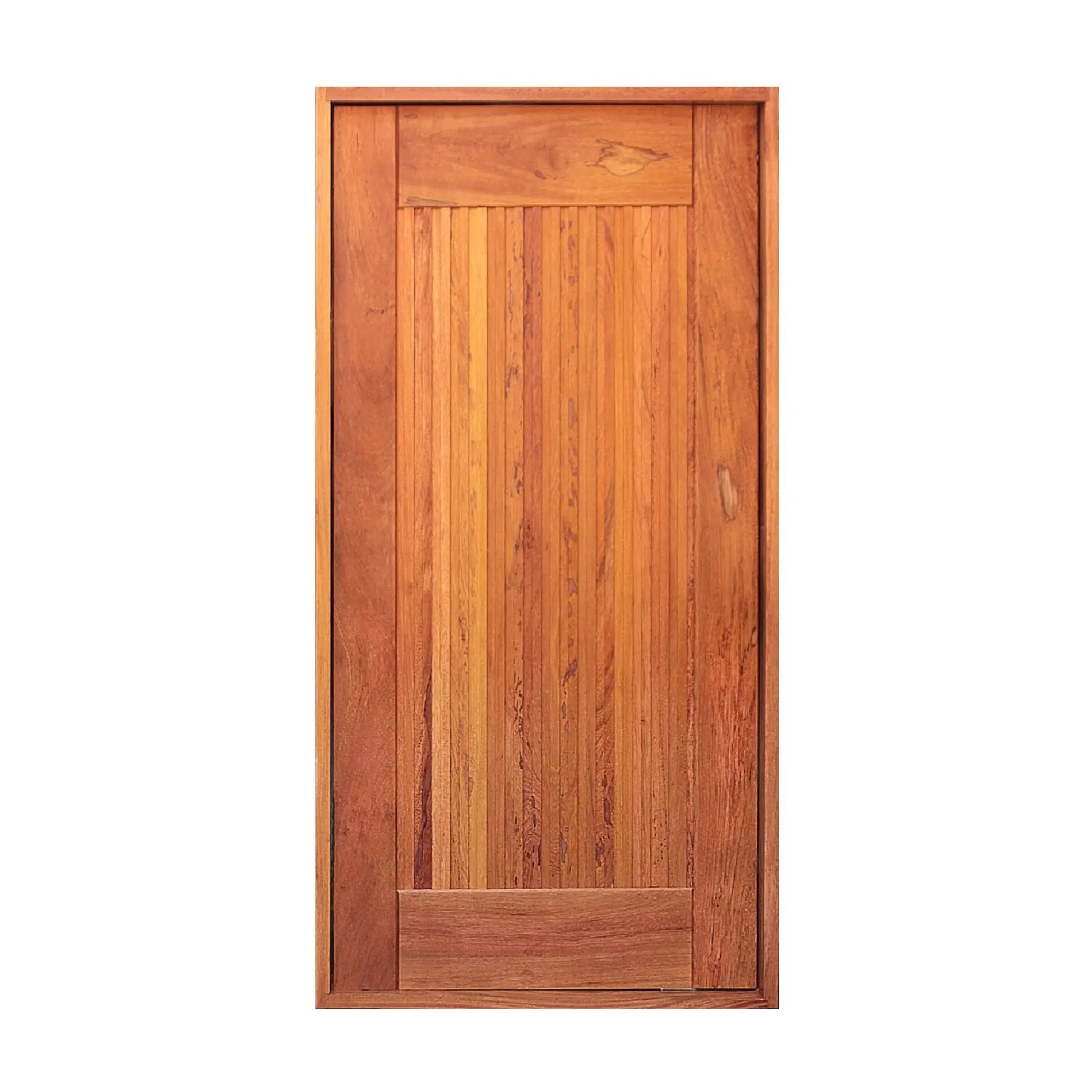 Kit Porta de Madeira Angelim Pivotante Direito|Esquerdo 210x120cm com Batente Deméter Galon