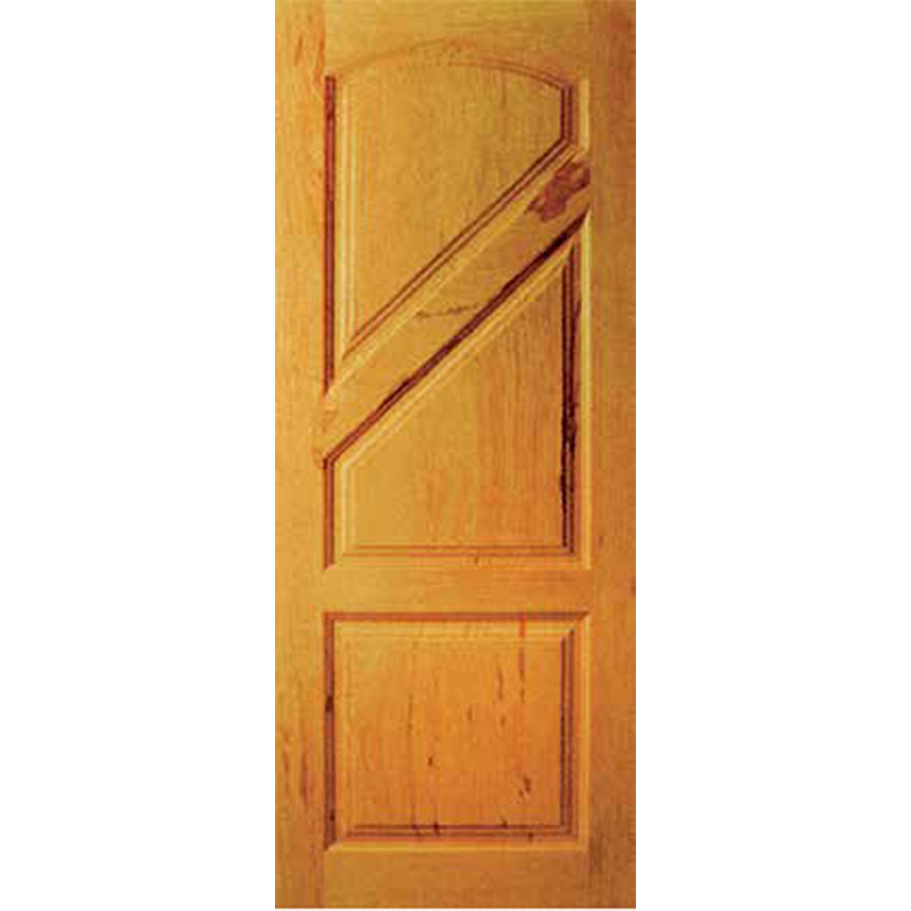 Folha de Porta Madeira de Giro ou Correr Direito|Esquerdo Marrom 210x80cm 357 Galon
