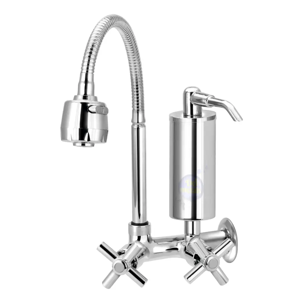 Torneira Pia Gourmet Cozinha Parede Com Filtro Super Luxo Casagrande Mundial