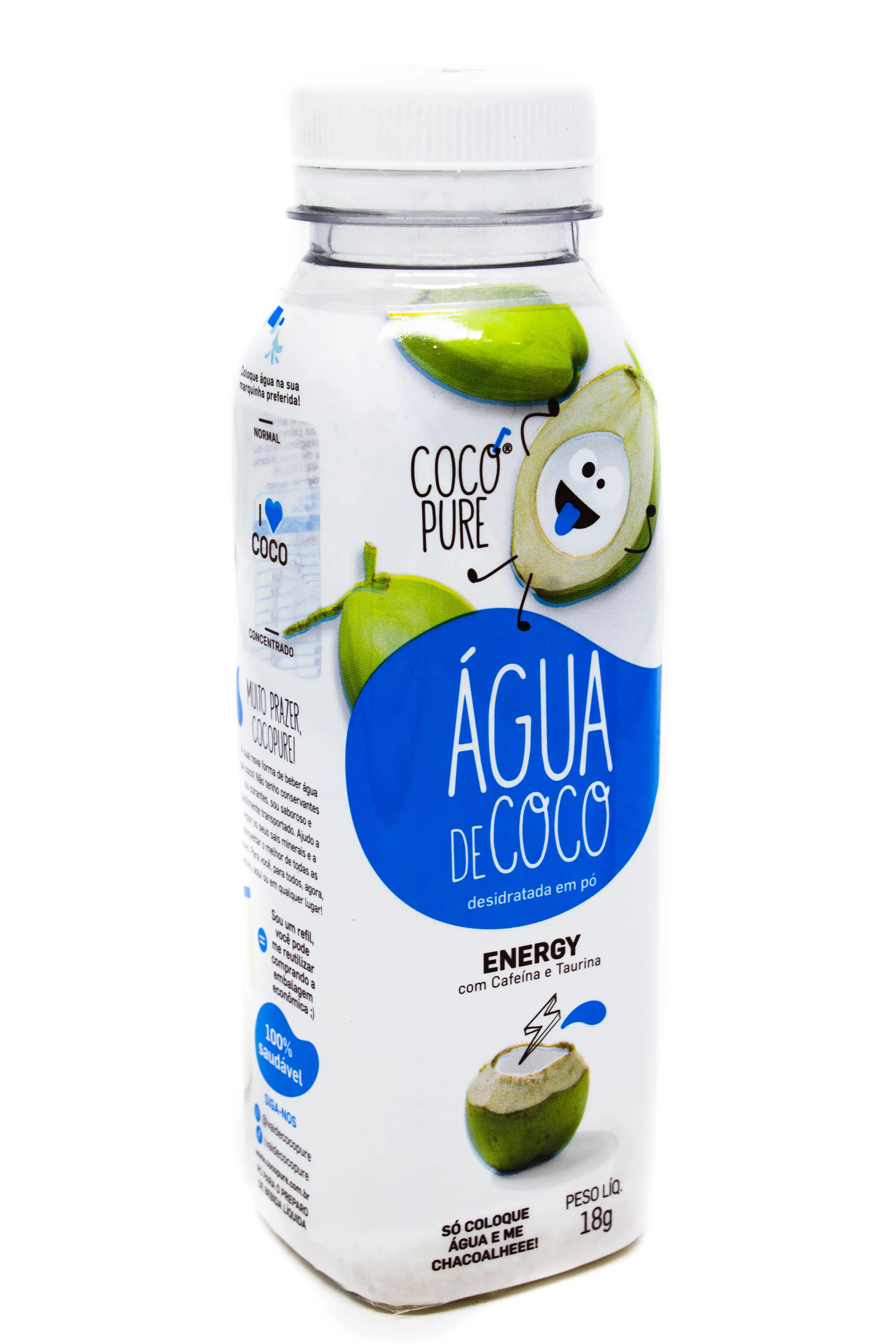 Agua De Coco Em Po Energy Cocopure 18g