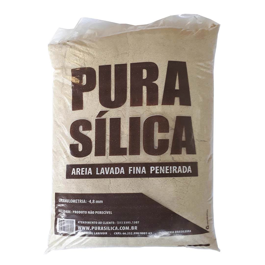 Areia Lavada Fina Saco de 18kg Larivoir