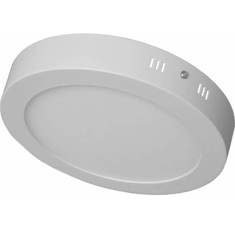Painel Plafon Led Redondo Branco Frio De Sobrepor 24w 6000k