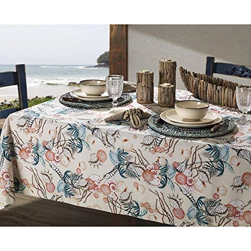 Toalha Mesa C Cia 1,76m Red.coloratta Marine