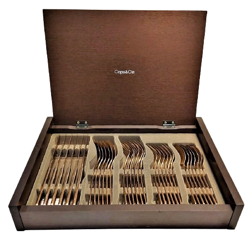 Faqueiro 30 Pcs Madrid Cobre