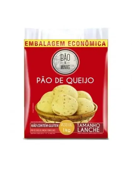 Pao De Queijo Bao De Minas 1kg Lanche