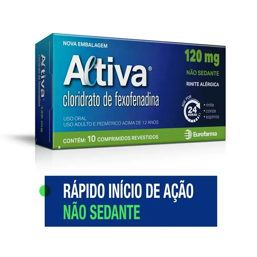 Altiva 120mg Eurofarma Caixa 10 Comprimidos Revestidos
