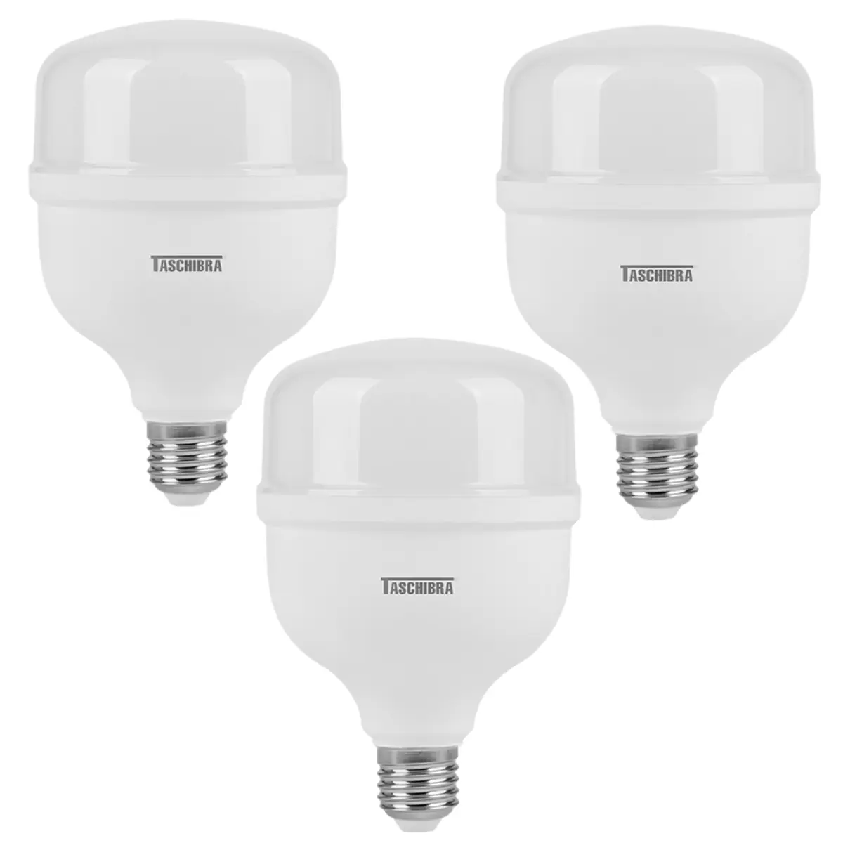 Lâmpada LED Bulbo 40W E27 Pack3 6500K Autovolt Taschibra
