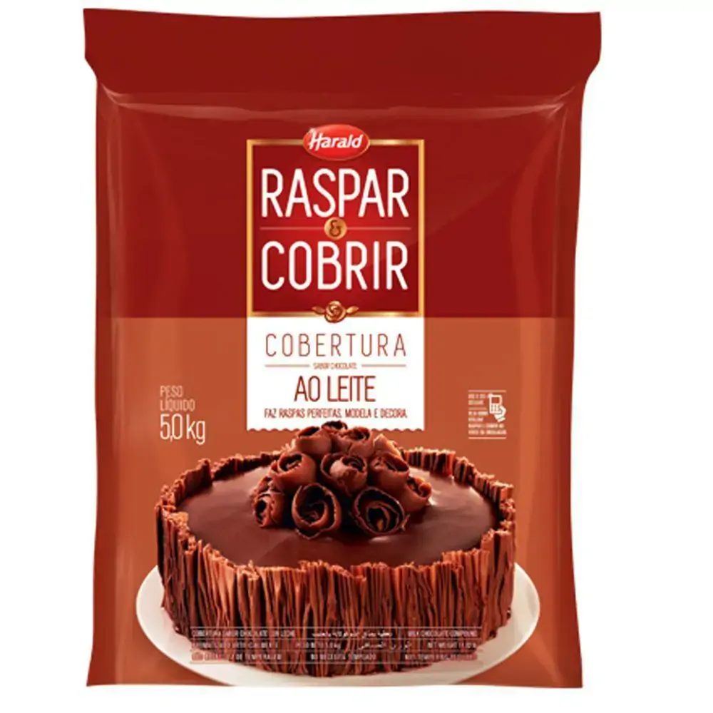 Cobertura Harald Confeiteiro Fracionado Chocolate Ao Leite 5kg