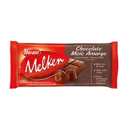Cobertura Harald Melken Chocolate Meio Amargo 1,