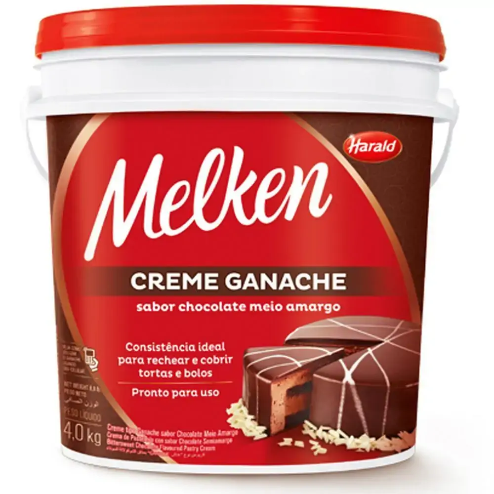 Cobertura Harald Melken Ganache 4kg Meio Amargo