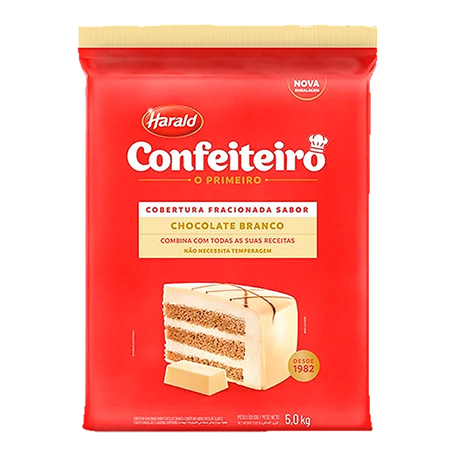 Cobertura Harald Chocolate Branco 5k
