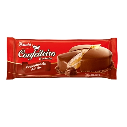 Cobertura Harald Confeiteiro Fracionado Chocolate Ao Leite 2,3kg